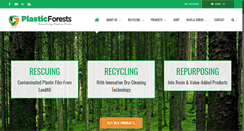 Desktop Screenshot of plasticforests.com.au